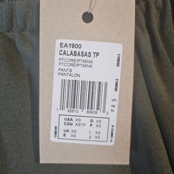 Adidas Calabasas Men's Three-Stripe Track Pants- Size XS - Picture 5 of 9